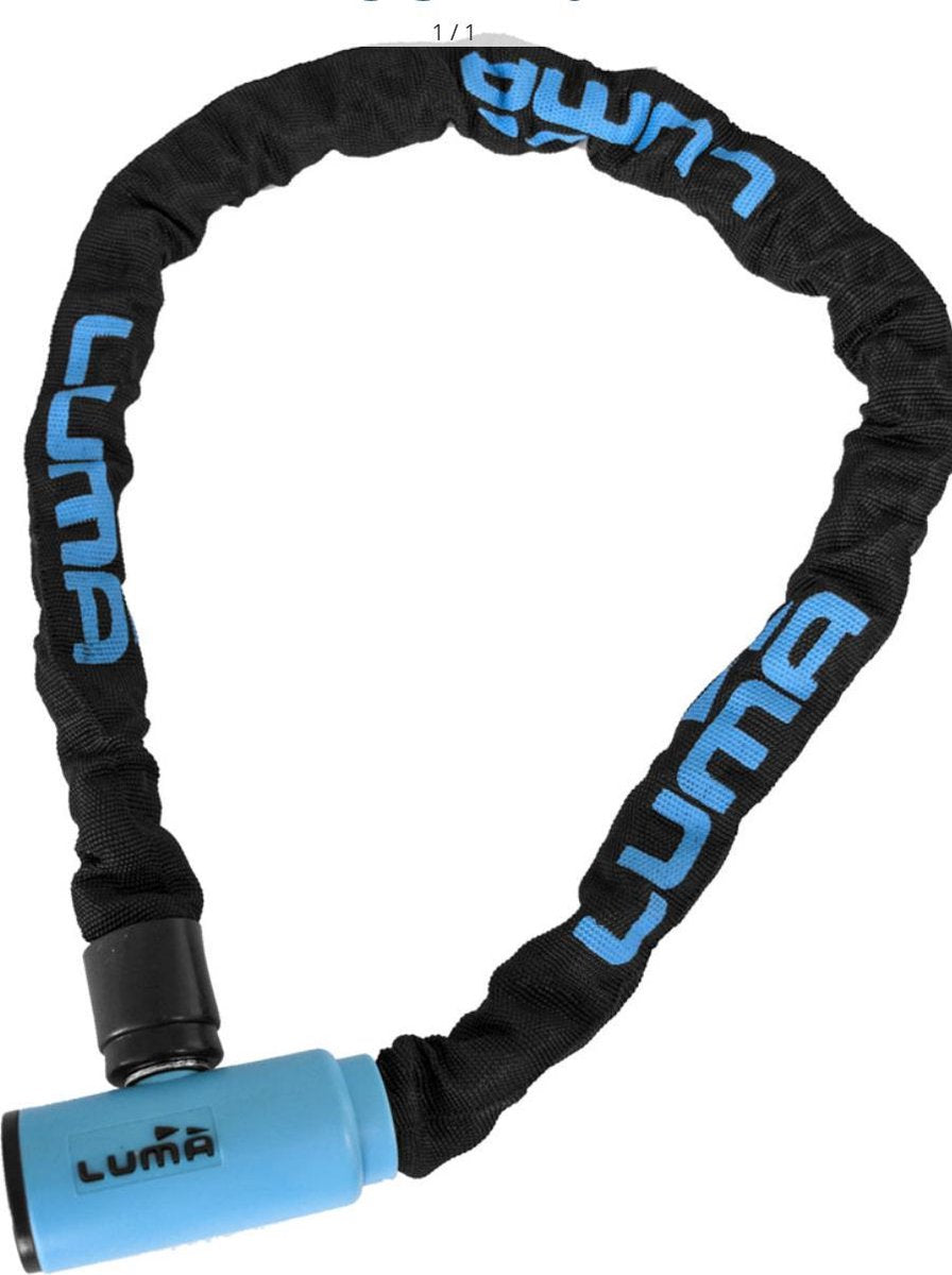 Luma Enduro 8 Kettingslot - 120cm - Zwart/Blauw