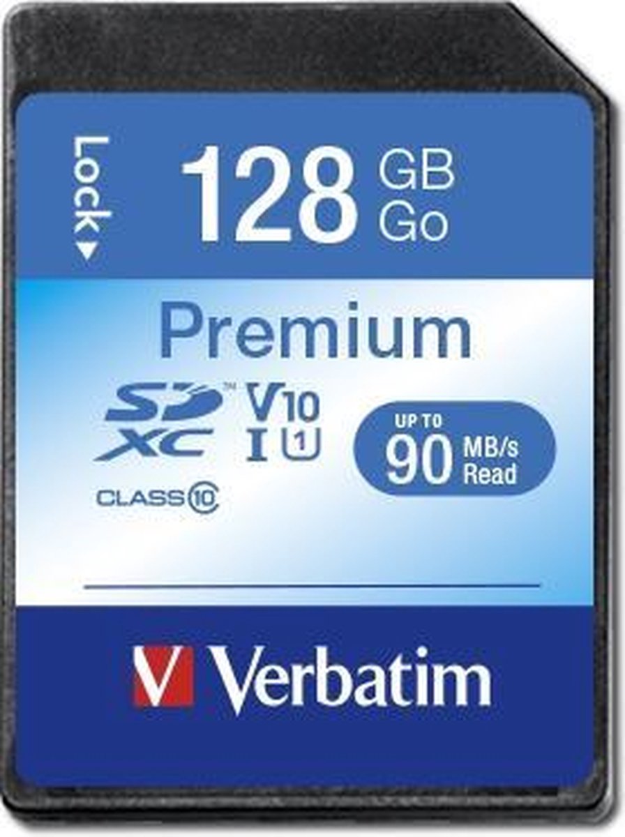 Verbatim SDXC kaart 128GB