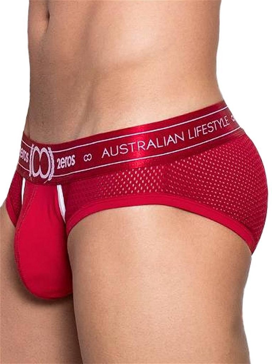 2EROS Apollo Brief Solar Rood - MAAT S - Heren Ondergoed - Heren Slips - Slip