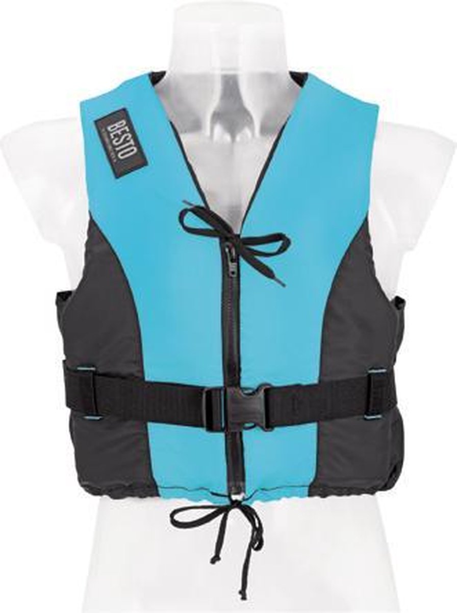 Besto Dinghy Zipper Aqua/Zwart 50N L