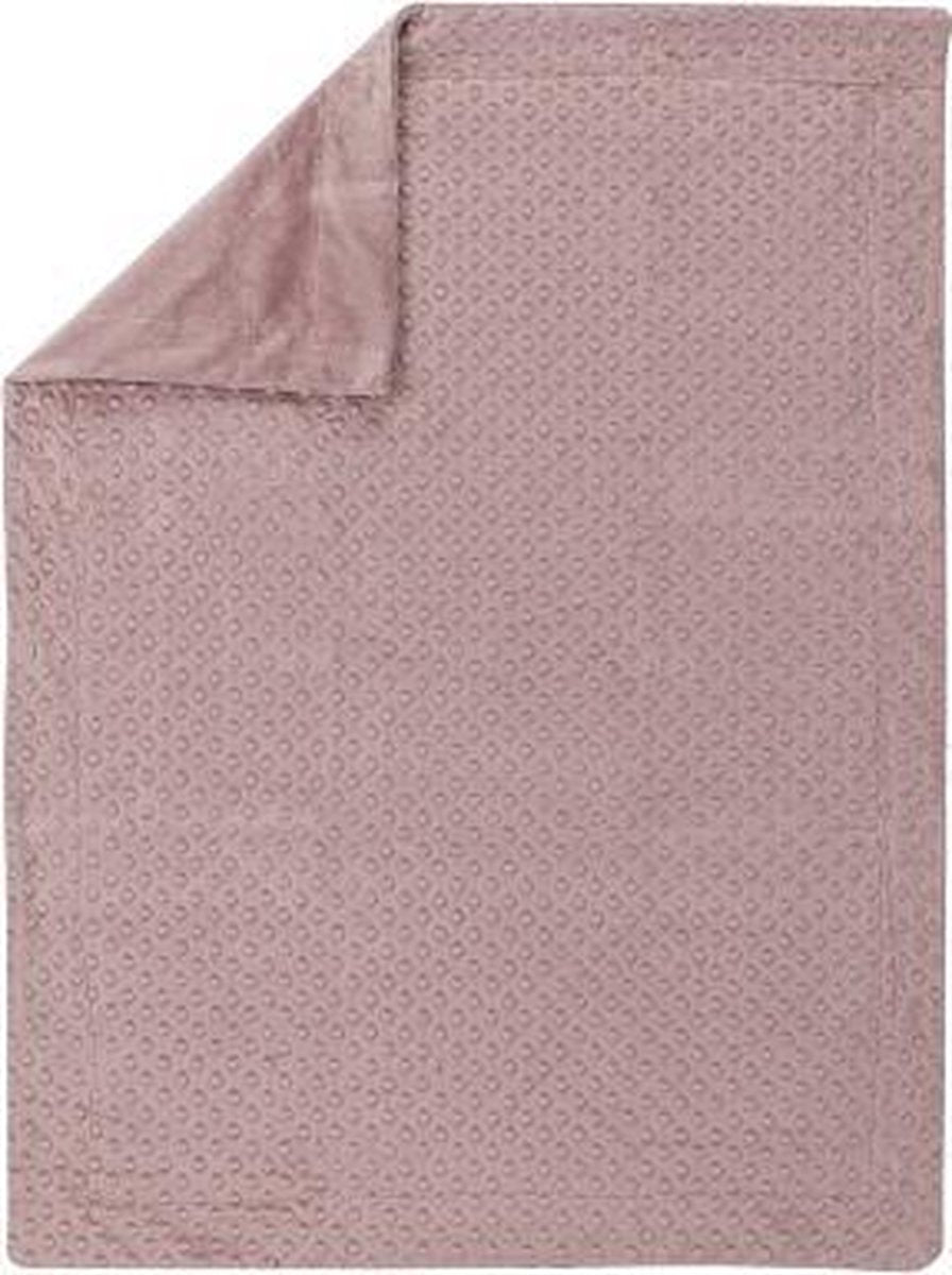 Interbaby Babydeken Bubble 80 X 110 Cm Fleece Oudroze