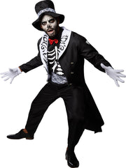 dressforfun - Griezelige gentleman XXL  - verkleedkleding kostuum halloween verkleden feestkleding carnavalskleding carnaval feestkledij partykleding - 302024