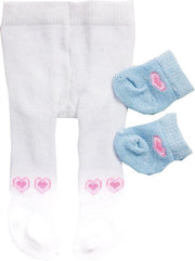 Heless Maillot En Sokjes Voor Een Pop Van 28-35 Cm Wit/blauw