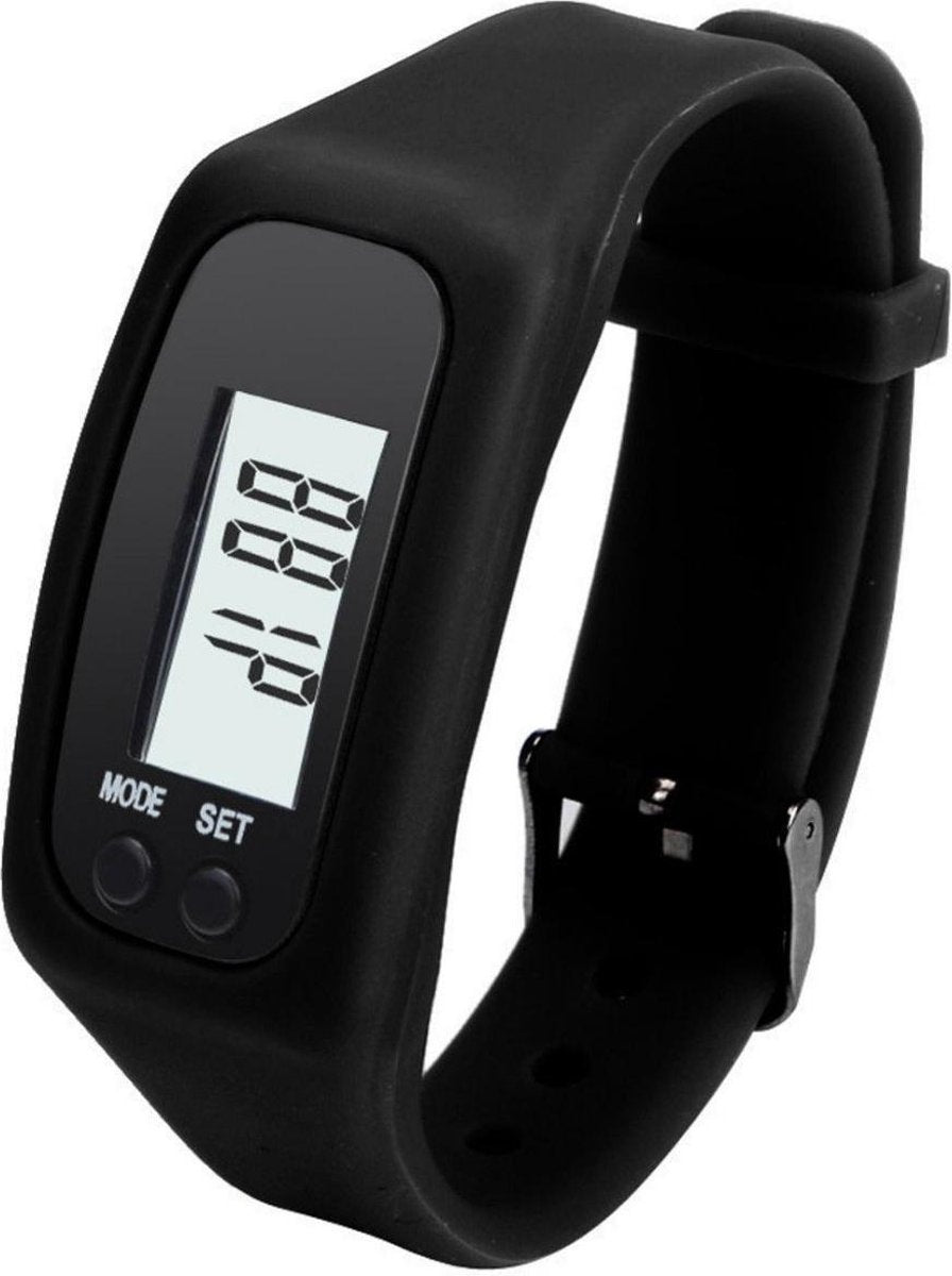 Digitale LCD Stappenteller - Run Stap - Calorie - Loopafstand - Teller - Stappenteller - Zwart - DisQounts