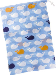 Kushies - Luiertas - Wetbag - 35x50cm - Blauw - Walvis
