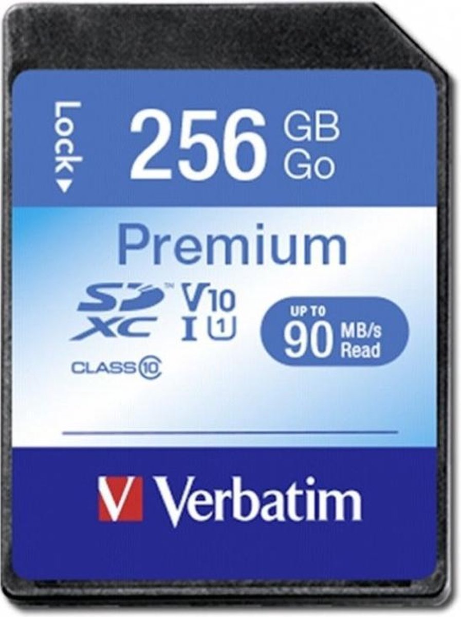 Verbatim SDXC UHS-1 geheugenkaart / 256GB