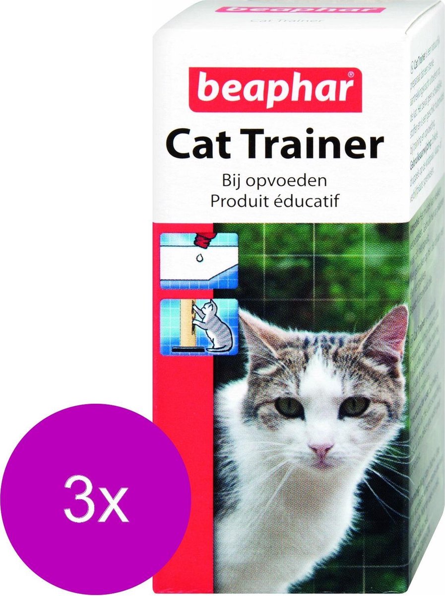 Beaphar Catty Trainer Lokstof - Kattenkruid - 3 x 10 ml