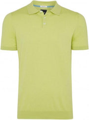 Tresanti Heren Poloshirt Geel Contrast Boord Piqué Regular Fit - L