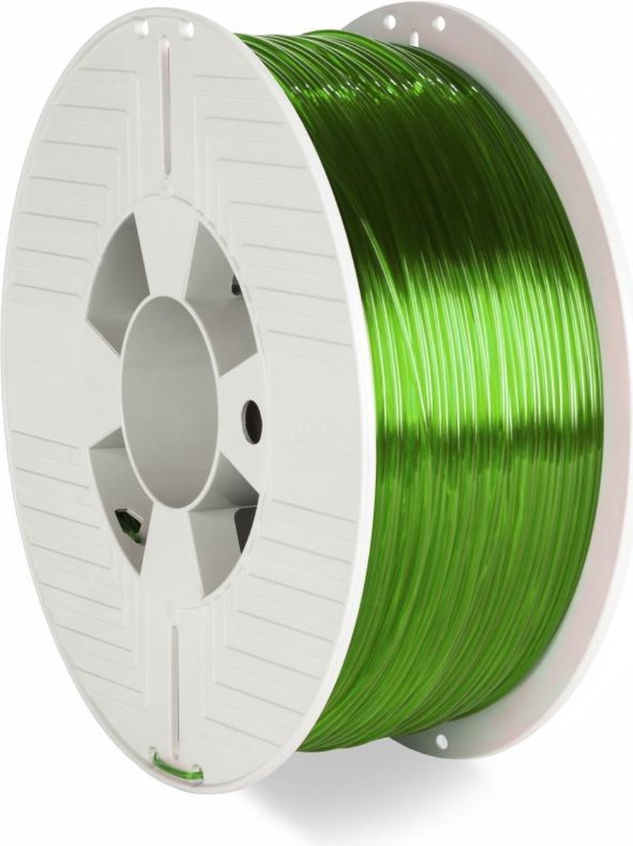 Verbatim 55057 3D Printer Filament PET-G 1.75mm 1Kg Groen Transparant