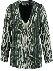 Geisha soepele gevoerde wat langere blazer - Maat M