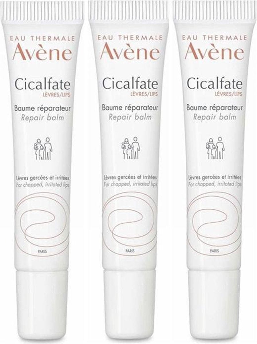 Avène Cicalfate Lippen Herstellende Balsem 3x15ml