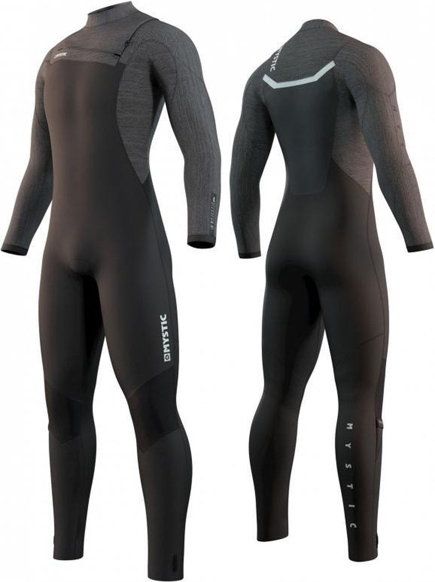 Mystic Heren Wetsuit Majestic Fullsuit 5/3mm Fzip - Black MS