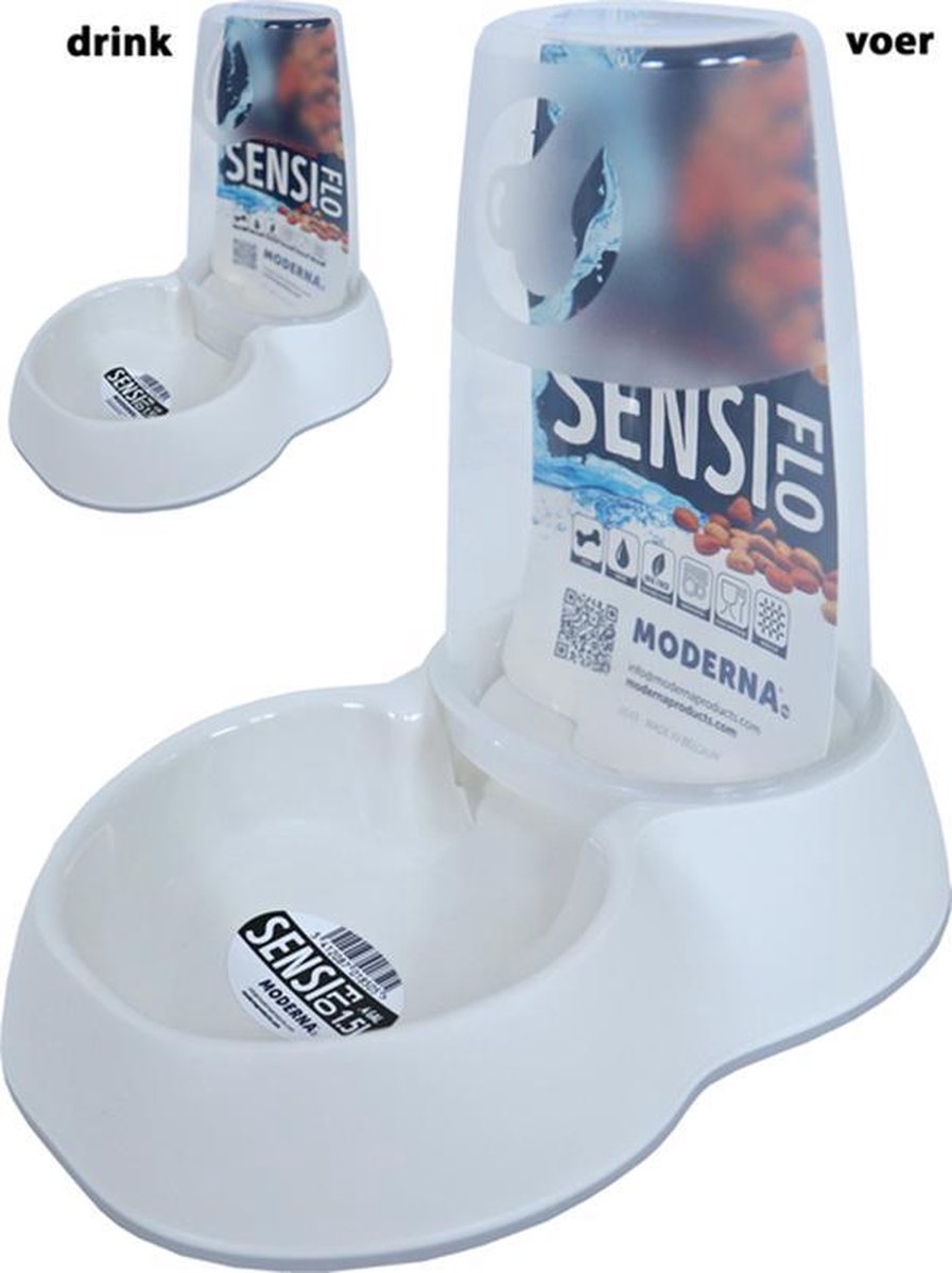 Moderna drink-/voerfontein Sensi Flo 1.5 liter