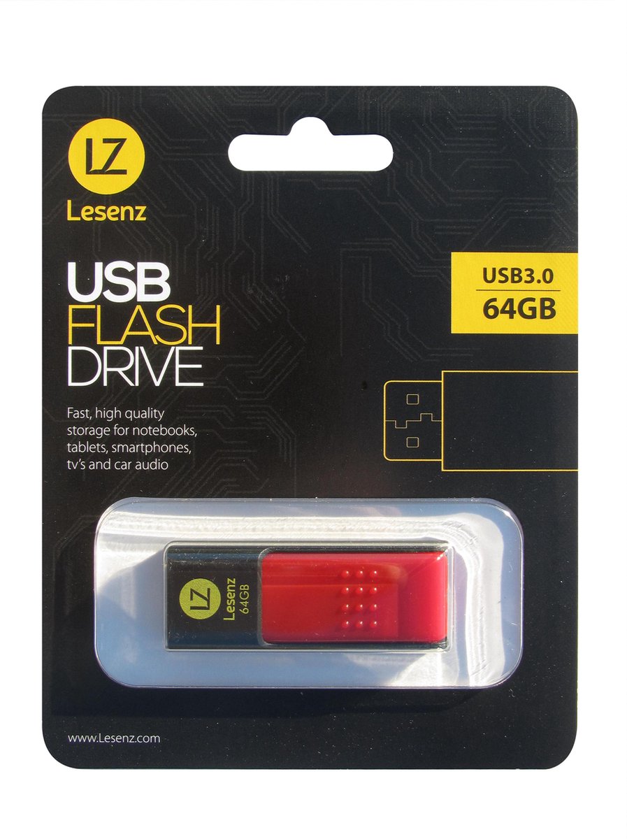 LeSenz Usb stick 64gb 3.0 - USB-stick - 64 GB