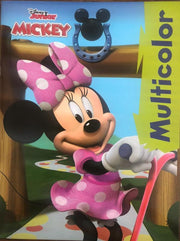kleurboek disney junior mickey met voorbeelden in kleur