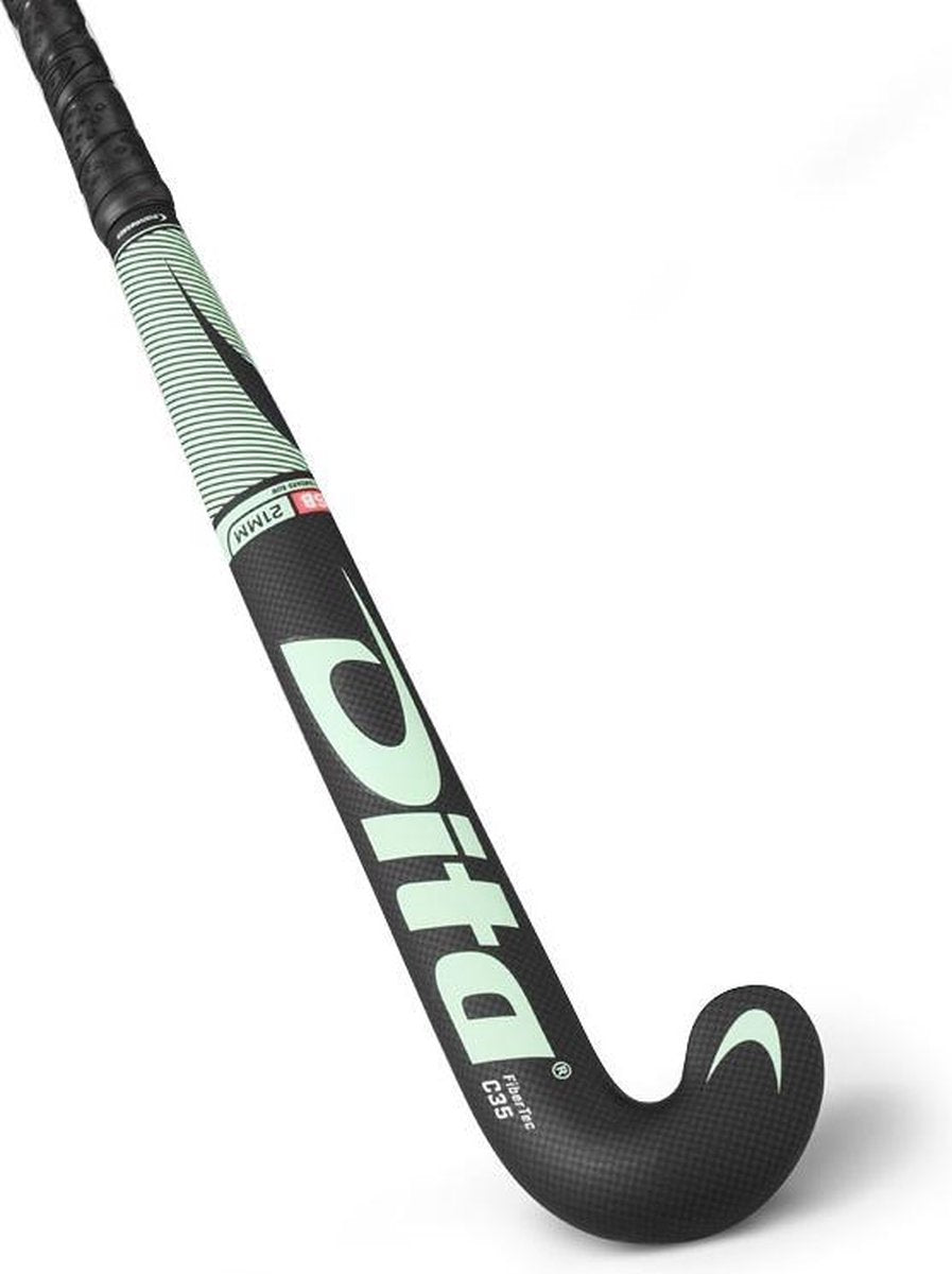 Dita FiberTec C35 s-bow - Mint/Black - Hockeystick Kids - 28 Inch