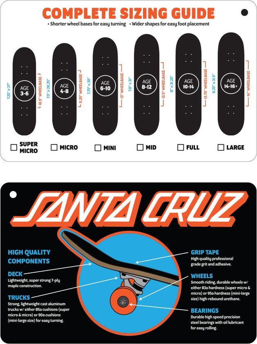 Santa Cruz Iridescent Dot 8.25 compleet skateboard