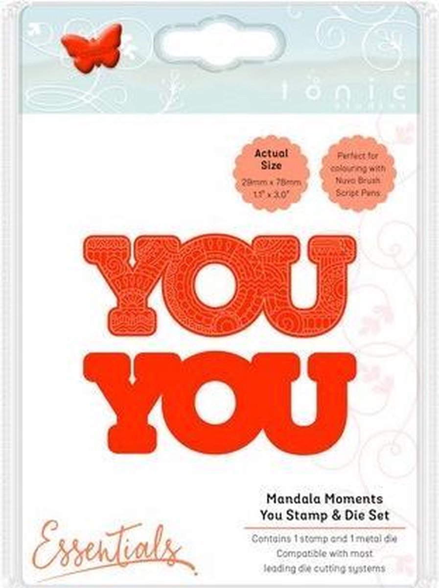 Tonic Studios mandala moments - you stempel & Mal set 1545E