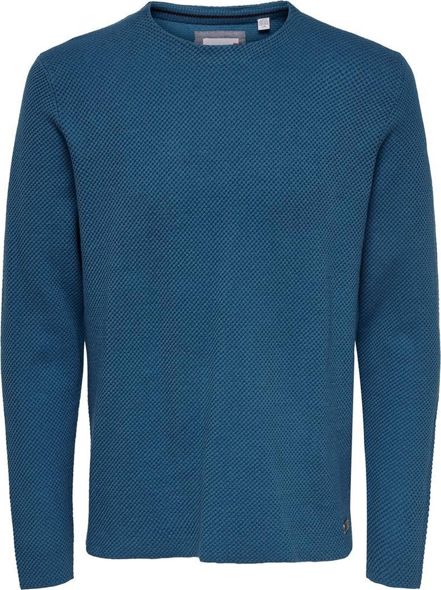 Onsnicklas Structured Crew Neck Kni 22015522 Dark Blue