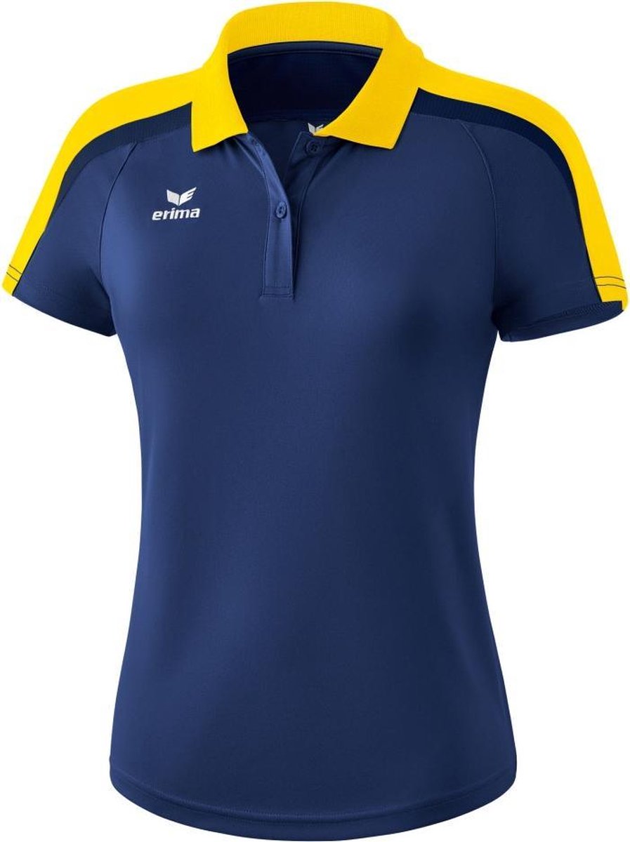 Erima Liga 2.0 Dames Polo - Voetbalshirts  - blauw donker - 40