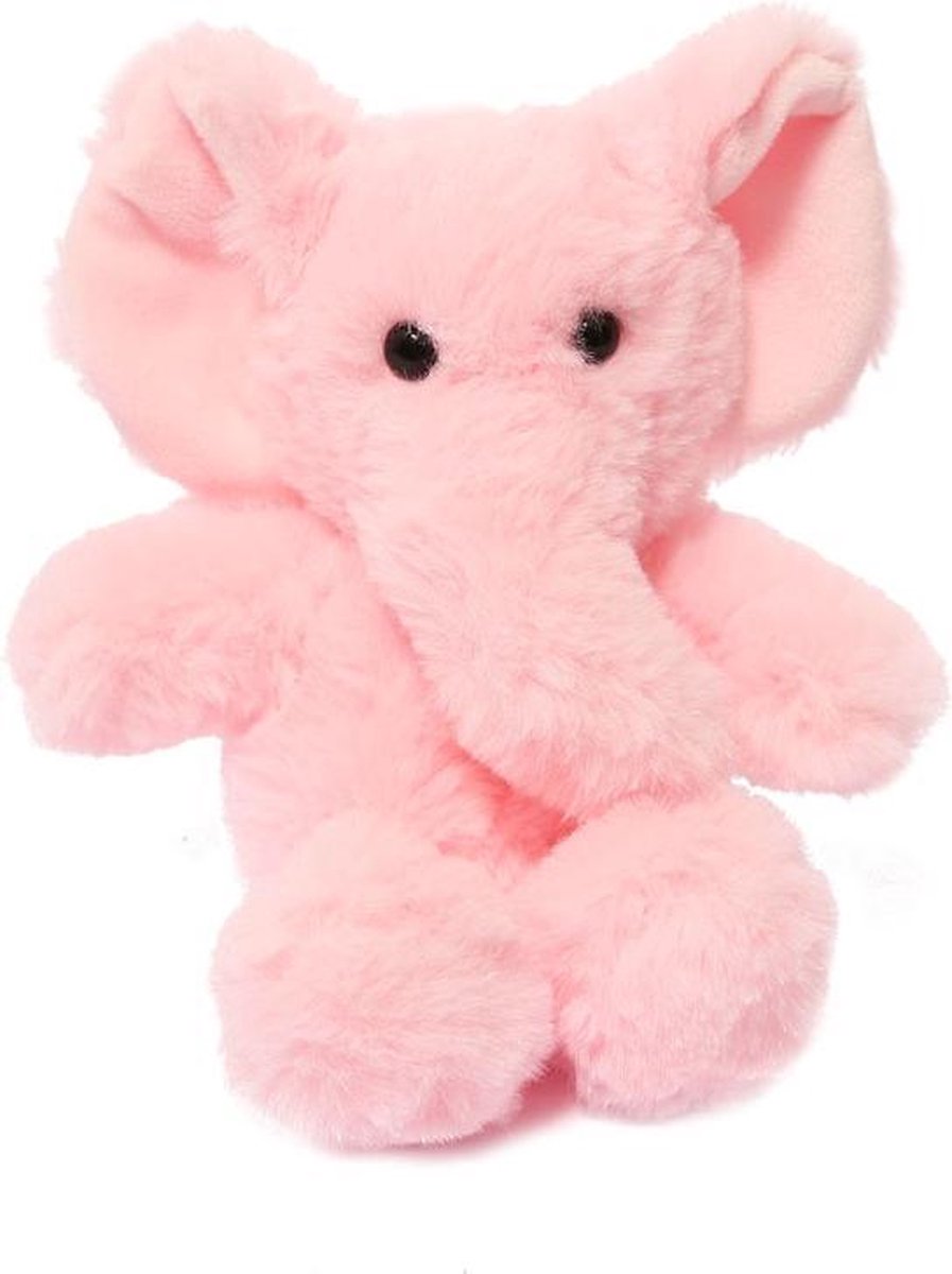 Soft Touch Knuffel Olifant Junior 15 Cm Polyester Roze