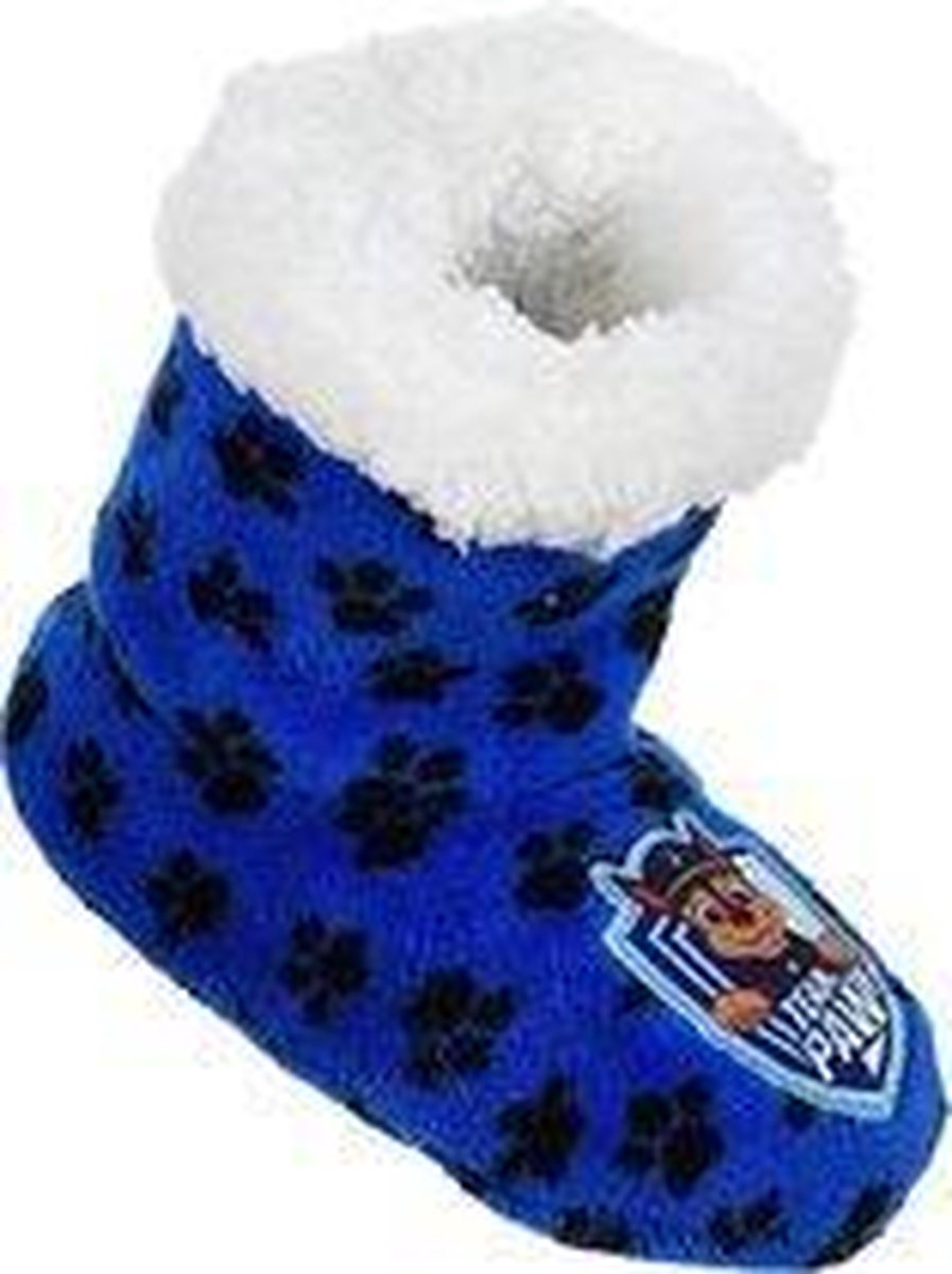 Paw Patrol Sloffen | Paw Patrol Pantoffels | Hoge Kindersloffen | Kinderpantoffels Laars | Blauw | maat 27-28