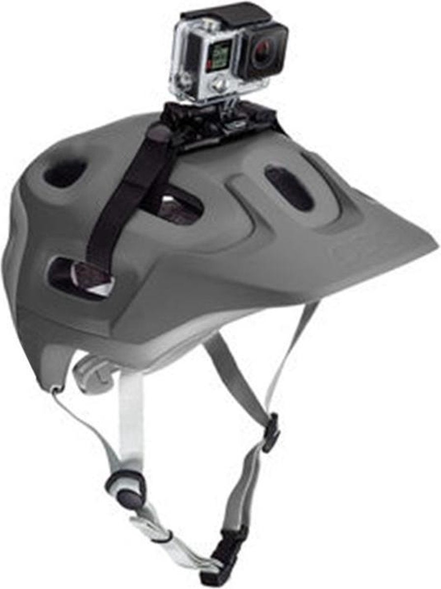 Helm Mount Bevestiging voor GoPro en Andere Actiecamera's | Zwart / Black