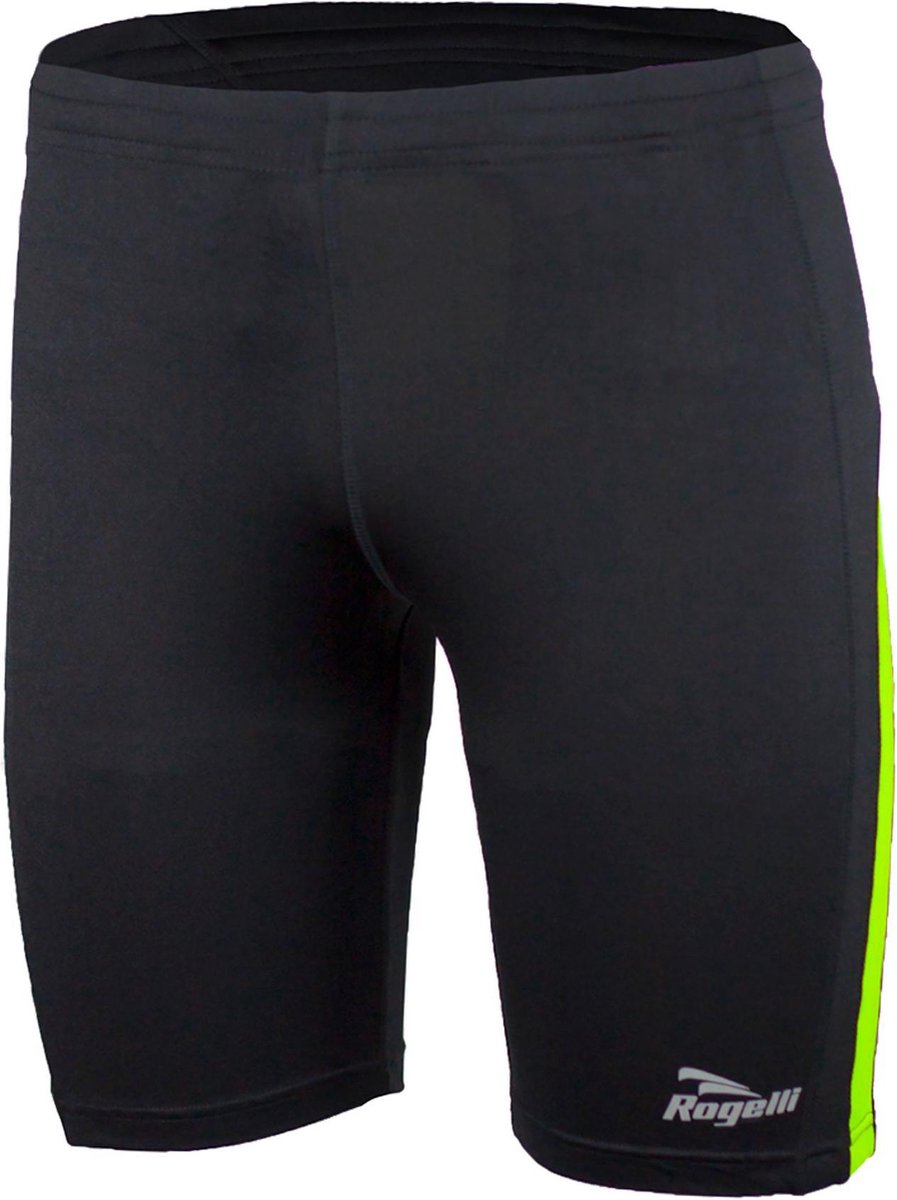 Rogelli Dixon Hardloopbroek - Maat S  - Mannen - zwart/geel