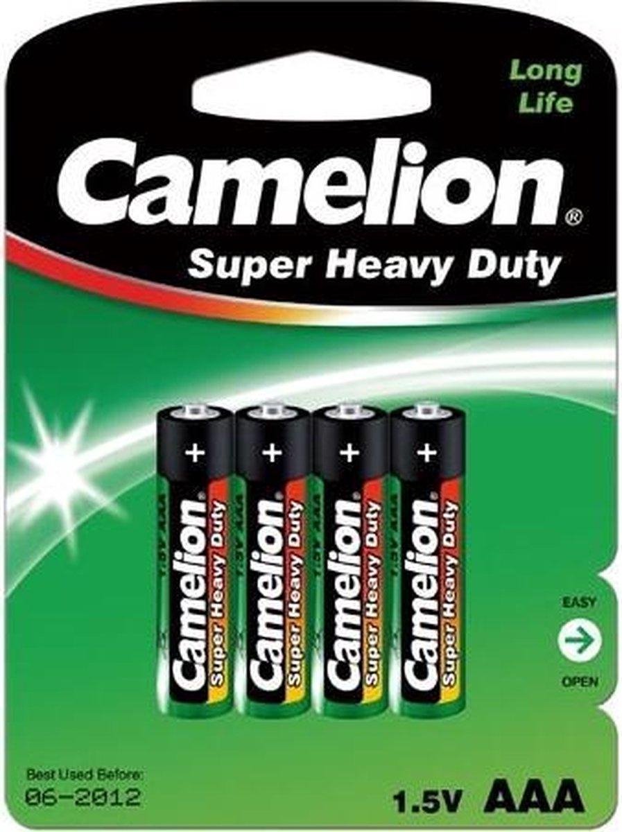 Camelion Batterijen Aaa Longlife 1.5v Groen/zwart 4 Stuks