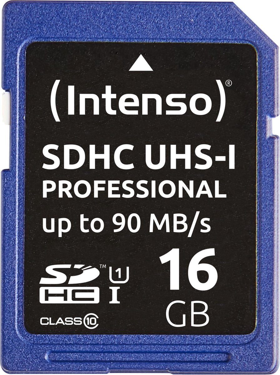 Intenso flashgeheugens 16GB SDHC
