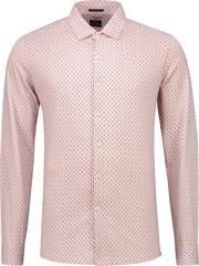 Dstrezzed Overhemd Printed Melange Jersey Licht Roze (303228 - 429)