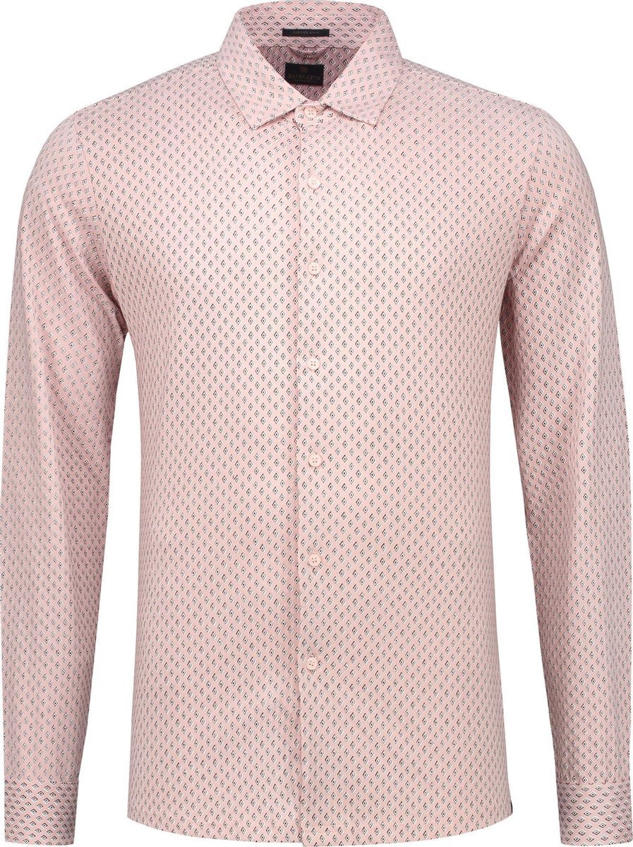 Dstrezzed Overhemd Printed Melange Jersey Licht Roze (303228 - 429)