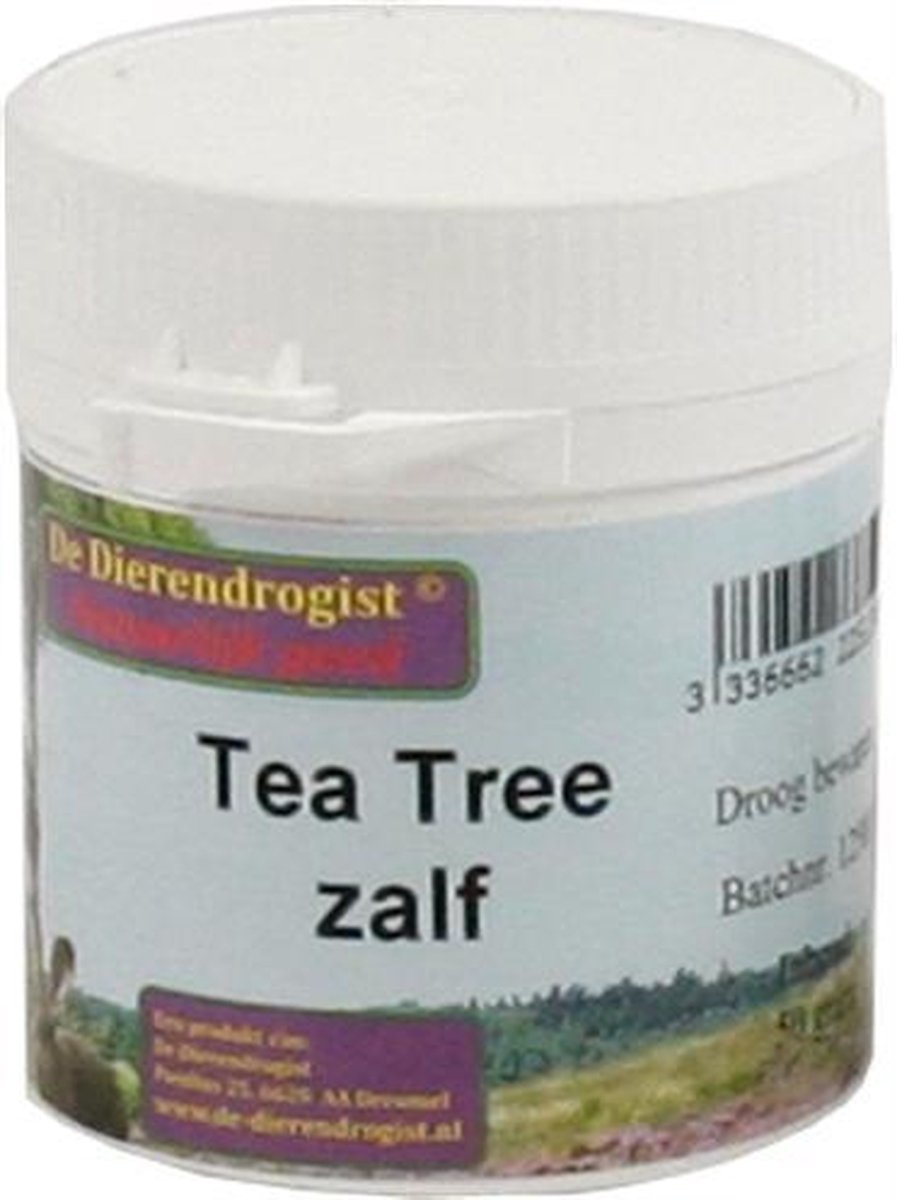 Dierendrogist tea tree zalf - 50 gr - 1 stuks