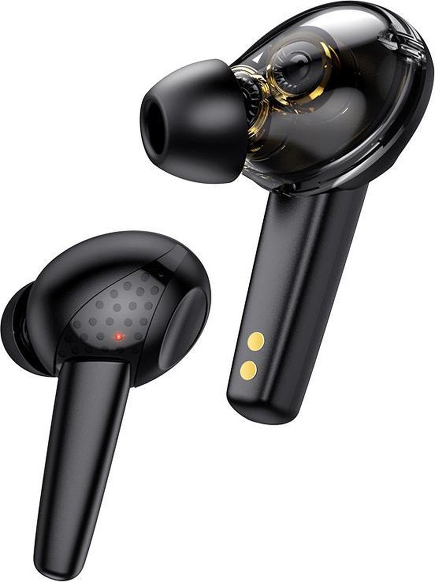 Hoco ES55 – Zwart - Draadloze Oortjes – Headset met Microfoon - Bluetooth Draadloze Oordopjes -  - Universeel Earbuds Wireless -  - voor Apple en Samsung (Android)