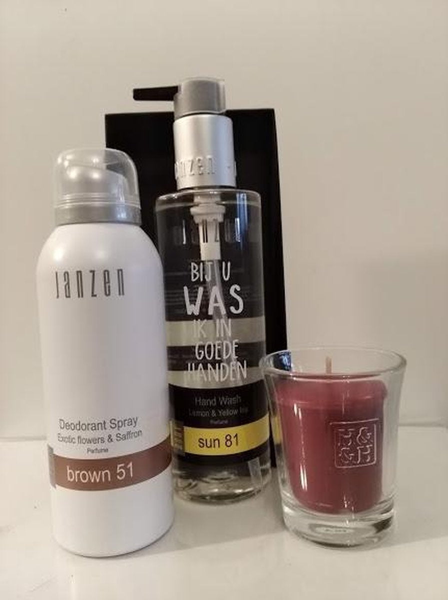 `Bij u WAS ik in goede HANDEN` Geschenk Pakket - Hand Wash -  natuurlijke producten