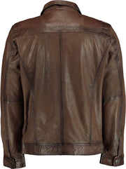 DNR 52081 833 Leren jas - Maat 56 - Heren