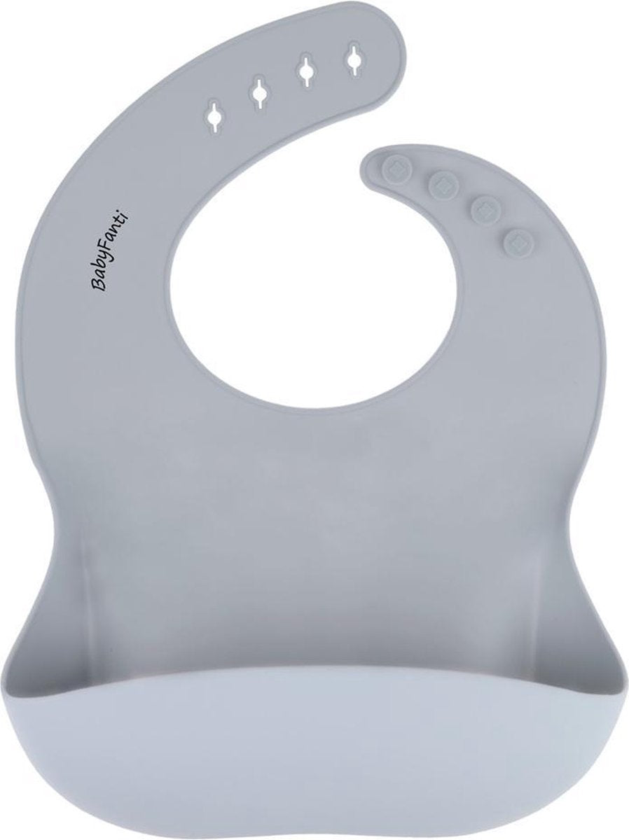 Slabbetje licht grijs