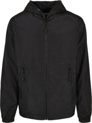 Urban Classics Jacket -2XL- Full Zip Nylon Crepe Zwart