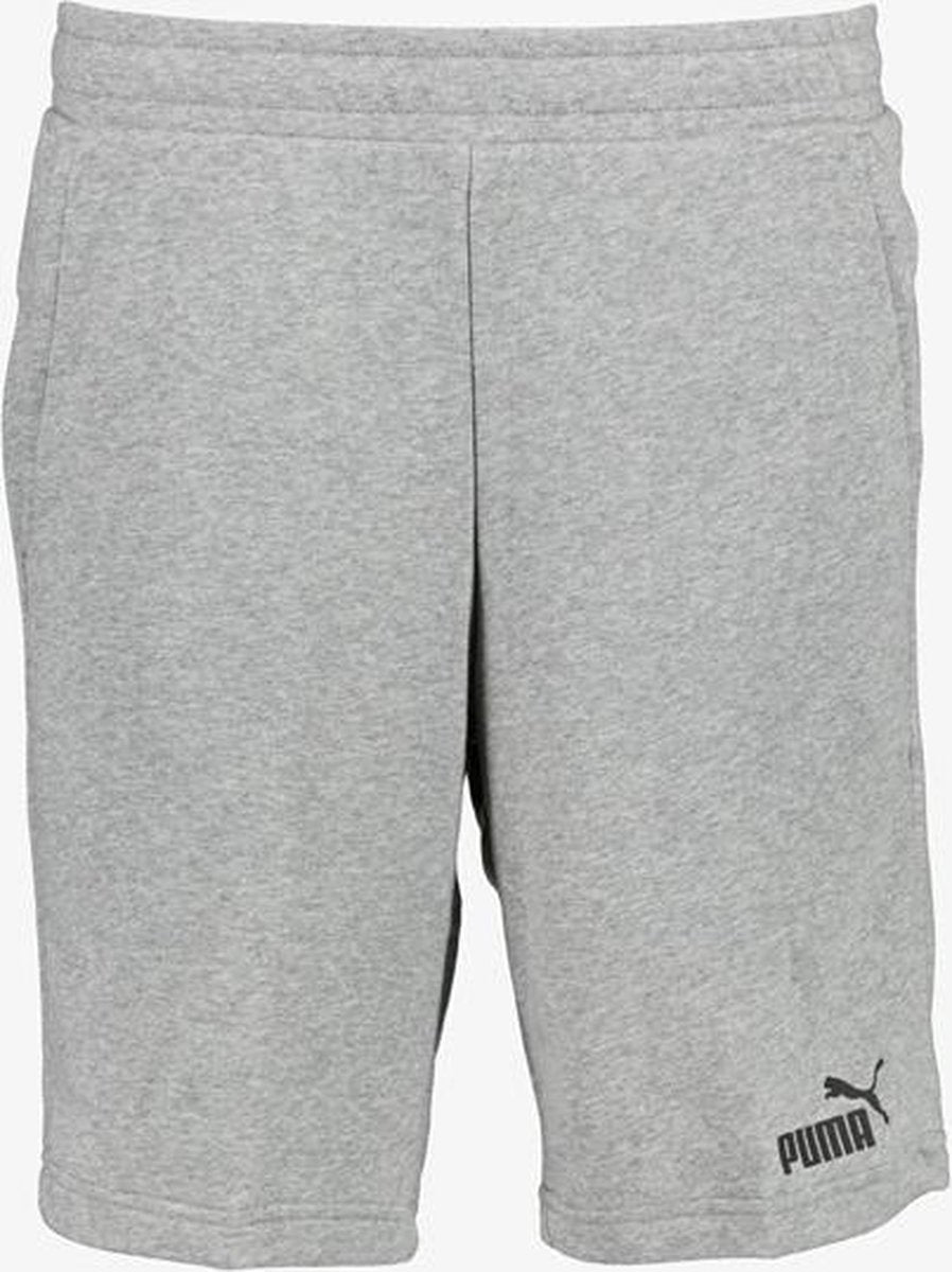 Puma Essentials heren sweatshort - Grijs - Maat XL