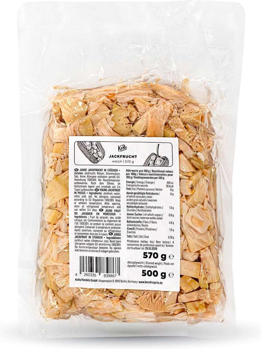 KoRo | Jackfruit zacht | 570 g