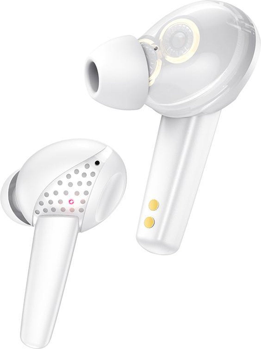 Hoco ES55 – Wit - Draadloze Oortjes – Headset met Microfoon - Bluetooth Draadloze Oordopjes -  - Universeel Earbuds Wireless -  - voor Apple en Samsung (Android)