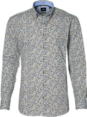 Jac Hensen Overhemd - Regular Fit - Blauw - 4XL Grote Maten