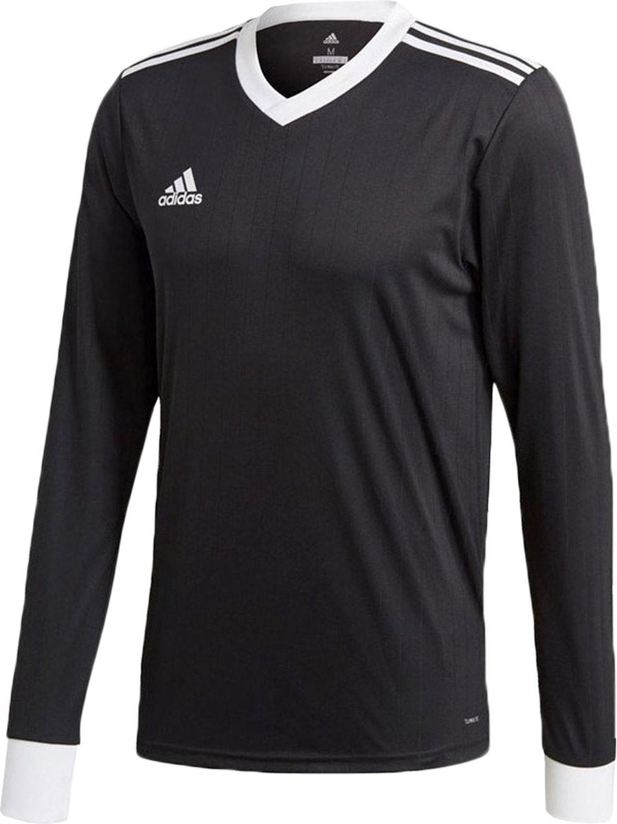 Adidas Tabela 18 Voetbalshirt Lange Mouw - Zwart / Wit | Maat: L