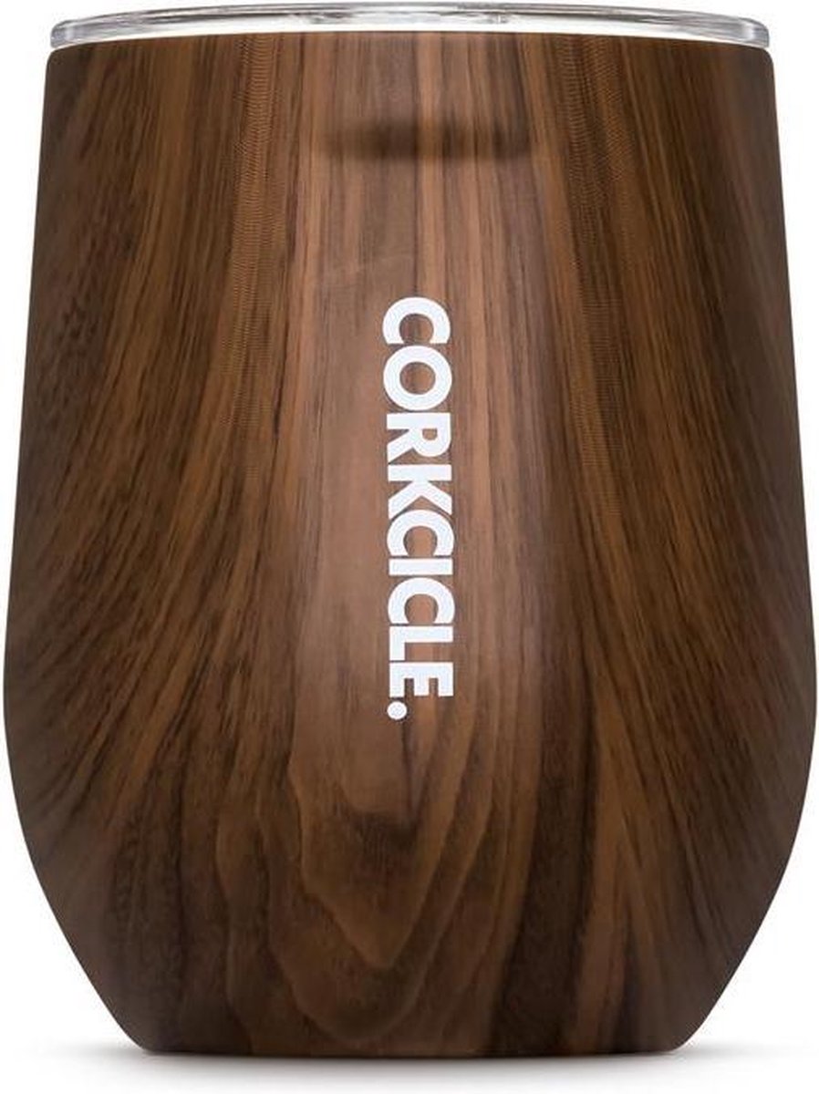 Corkcicle - Walnut Wood