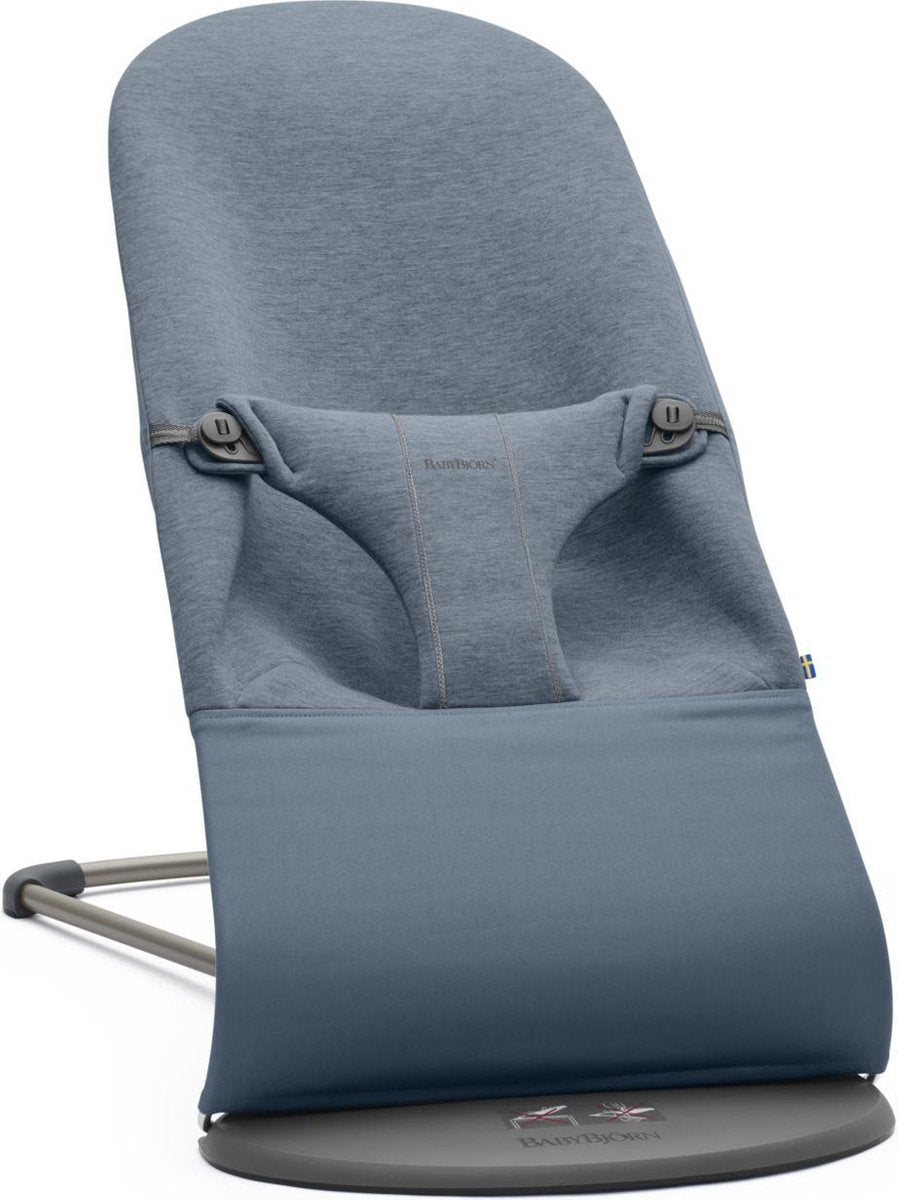 BABYBJÖRN Wipstoel Bliss - Duifblauw 3D Jersey