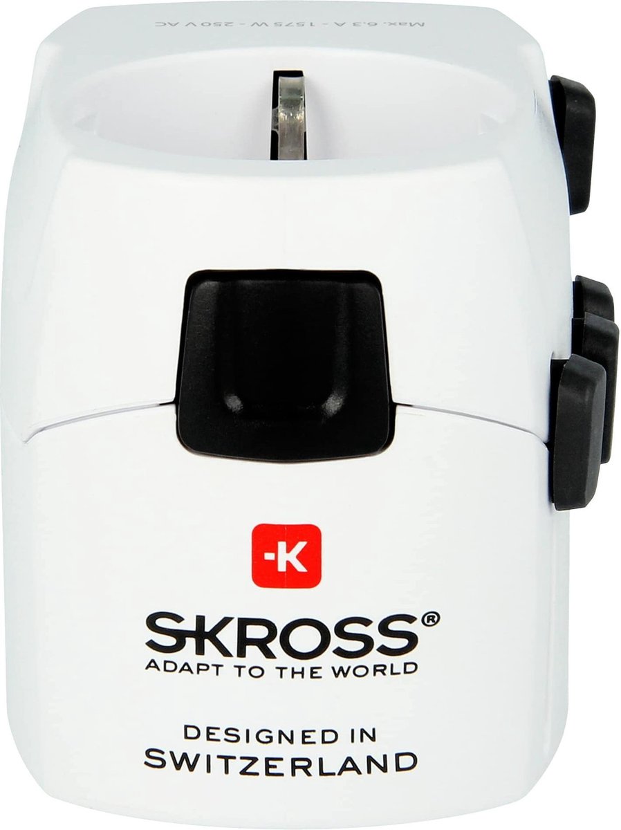 SKROSS Reisstekker World Travel Adapter Pro (z. Schuko stekker)