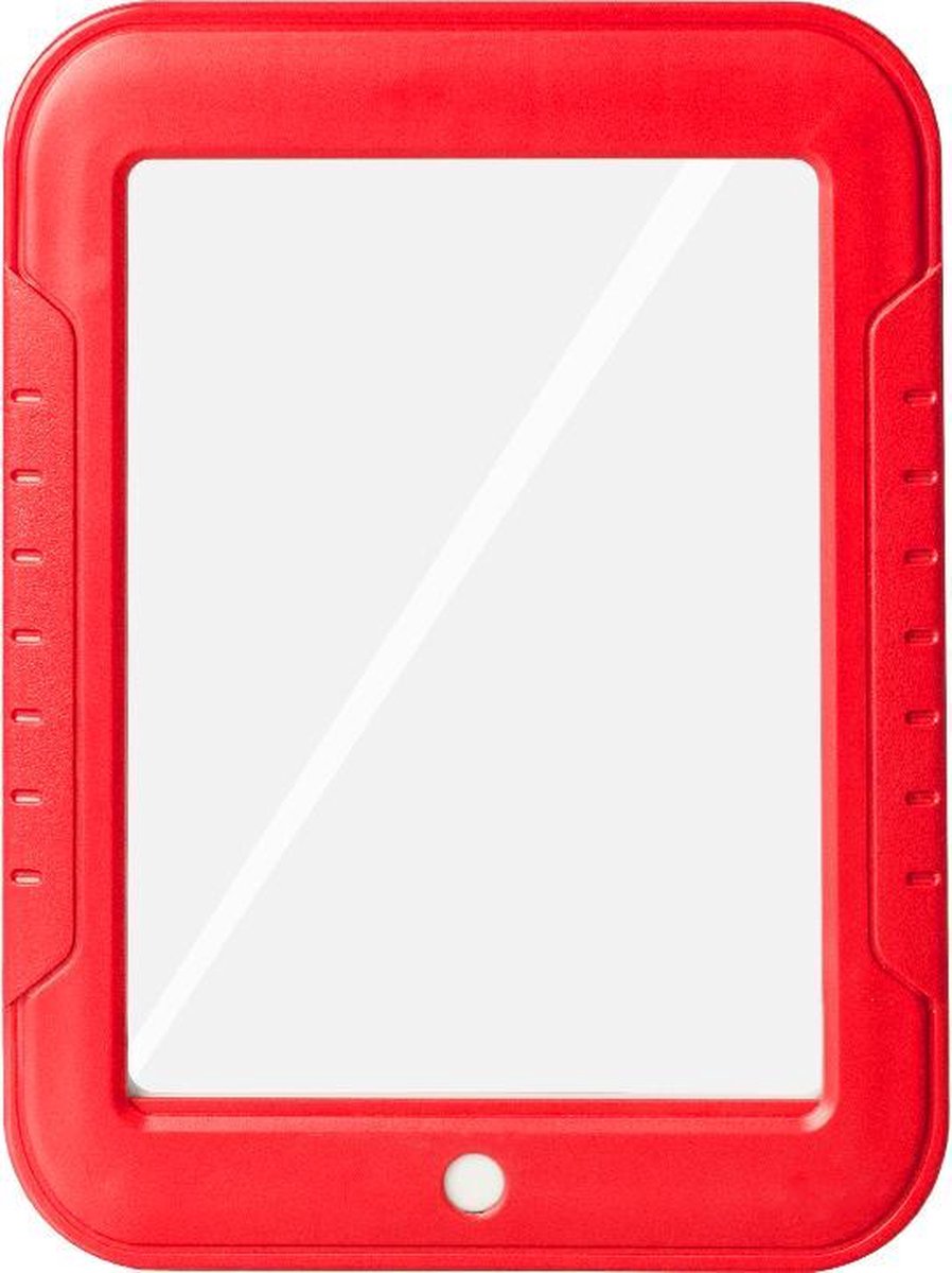 PrimeLux Magisch Tekenbord Rood | Vernieuwde Ultra Neonpennen | Lightpad | Fantastic Pad | Tekentablet kinderen | Kleurentafel | Schrijfbord | Kleurenbord | Tekenpad | Kindertablet | Educatief speelgoed | Tekenbord met licht | montessori speelgoed