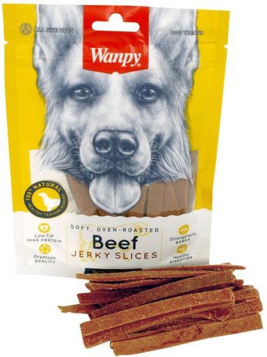 100 gr Wanpy soft beef jerky slices