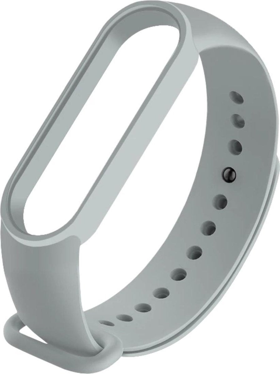 Band voor smartwatch Mi Band 3 y 4 - Vervanging - Horlogeband - Armband - Grijs