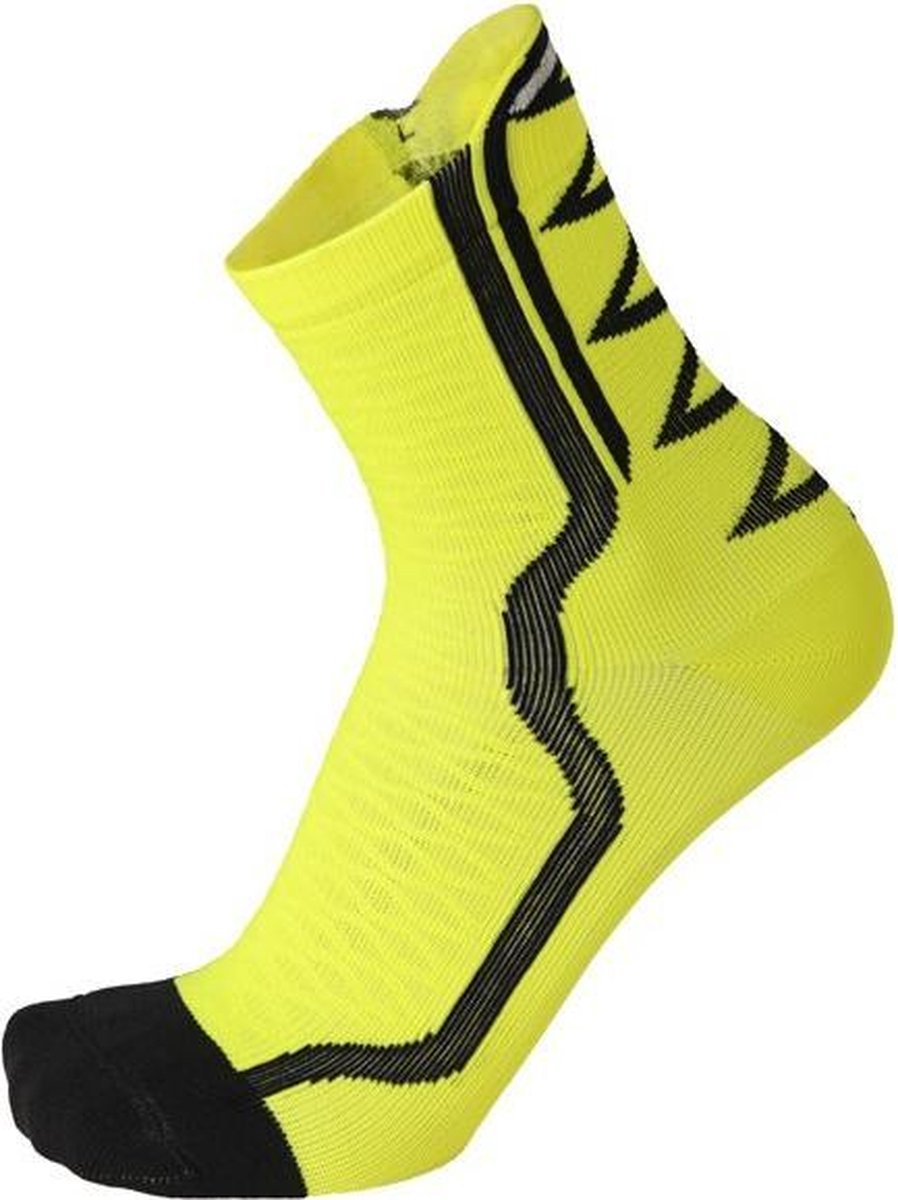 Lightweight extra dry bike sock 15 cm wit zwart XL